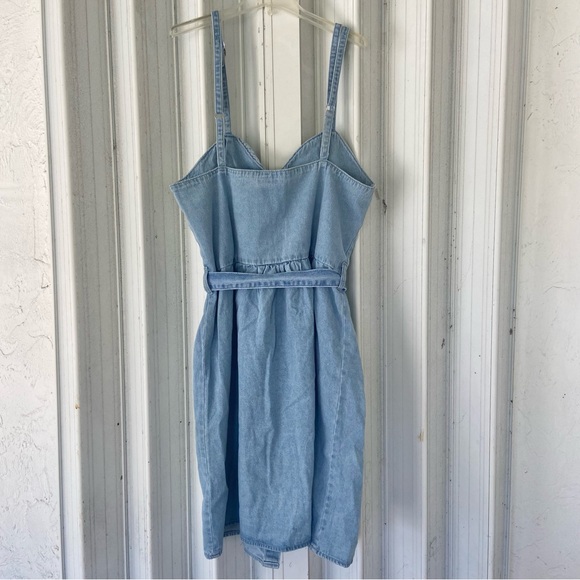 City Chic Plus Size Sweet Denim Light Color Dress New W Tags, Matching Belt! - Picture 10 of 11